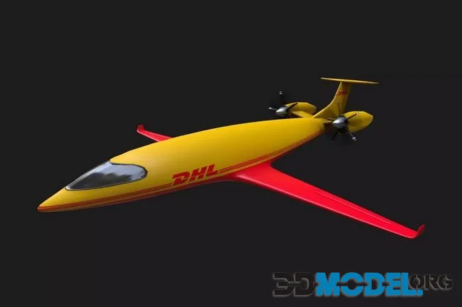 DHL Alice Electric Aircraft low-poly (PBR)