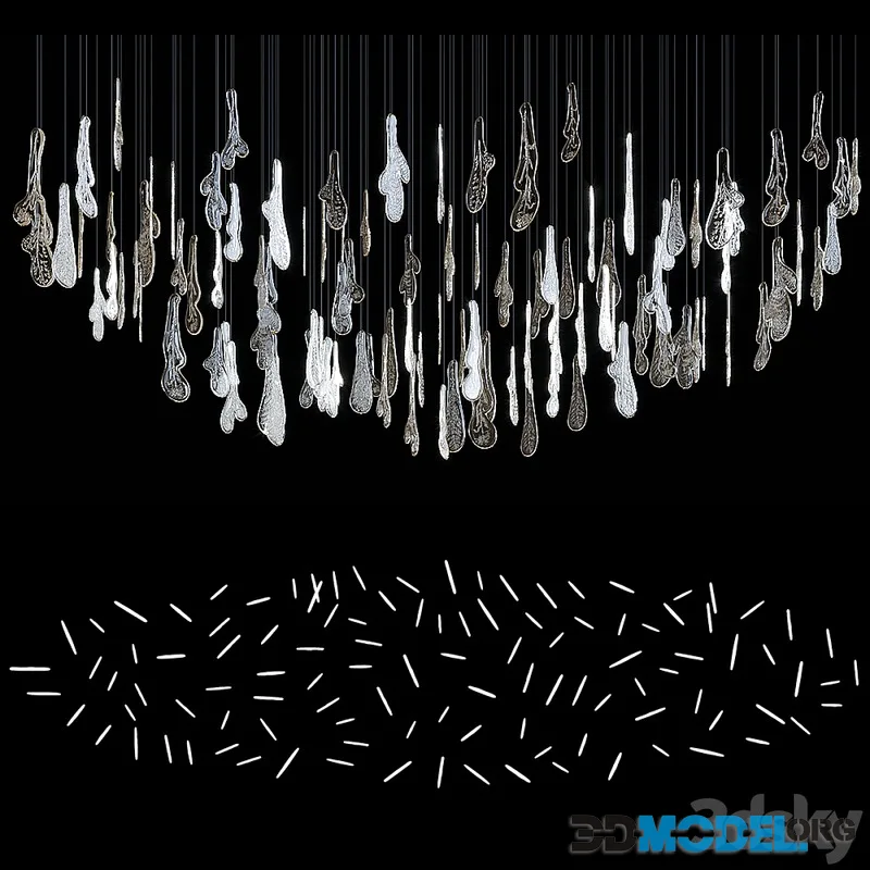 Droplight - Vargov Design (decorative light composition)