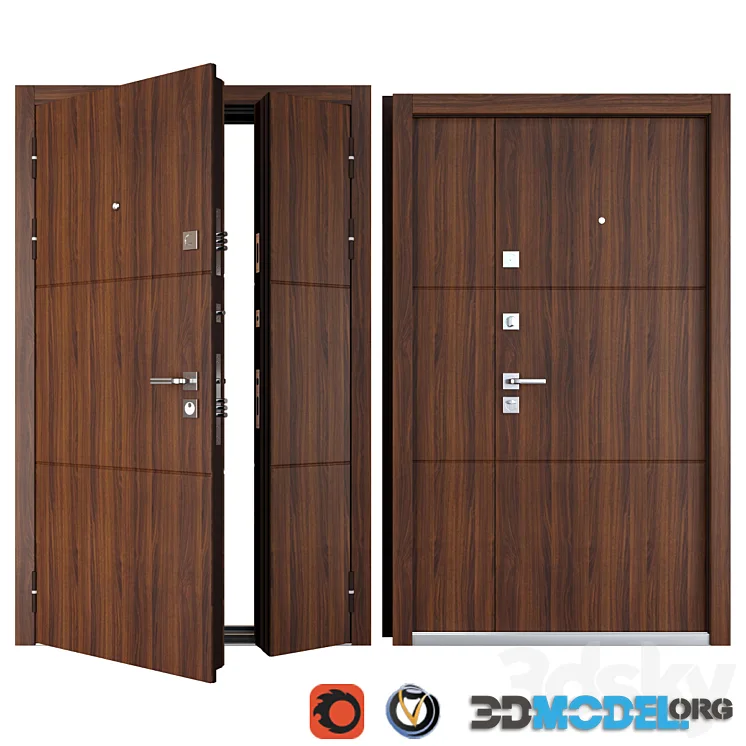 Entrance metal door Fauna (Favorit)