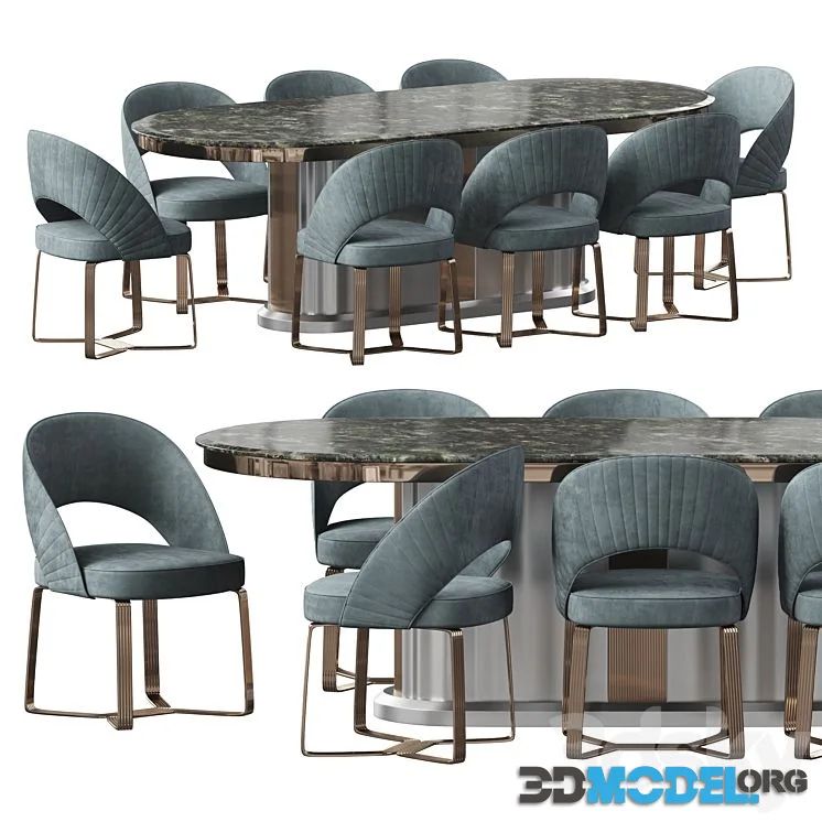 Etra dining table and chairs