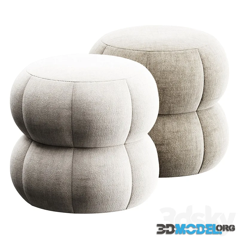 ETRO Home Interiors QUILTANA Poof