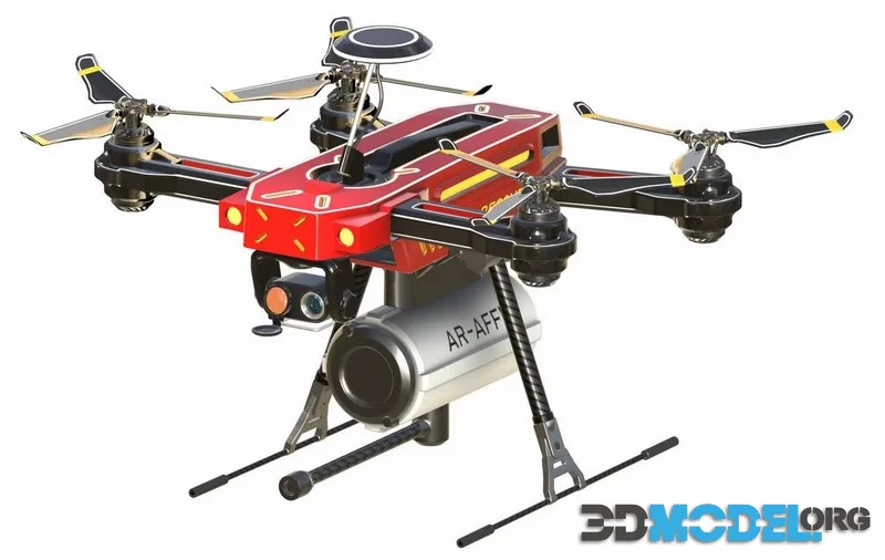 FIRE RESCUE DRONE (PBR)