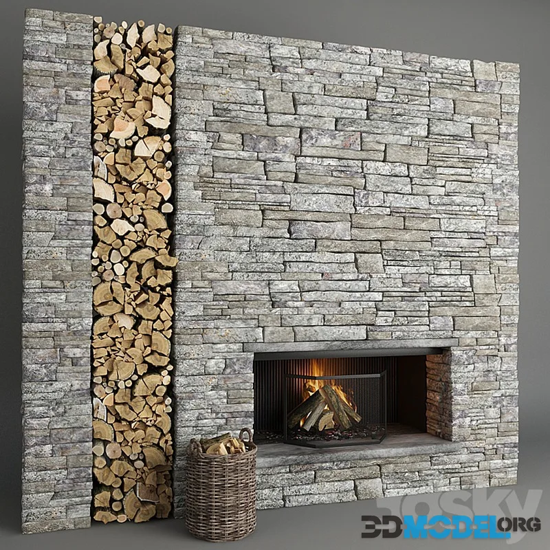 Fireplace and firewood 5