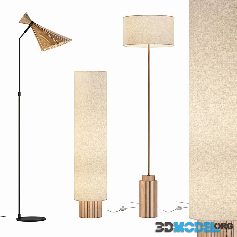 Floor lamps La Redoute set 2