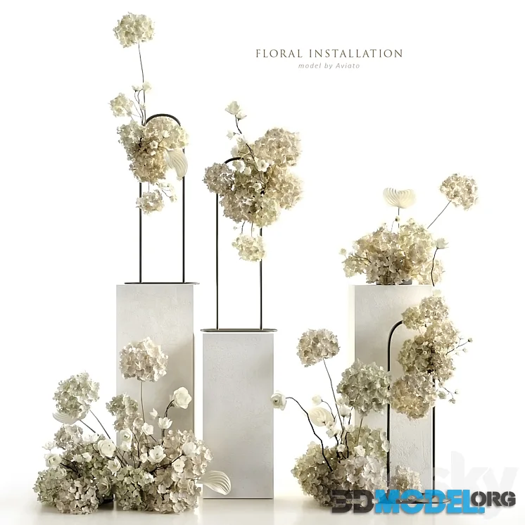 Floral installation