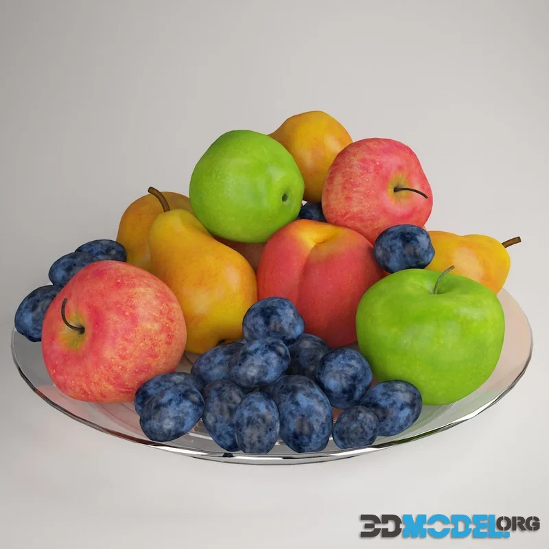 Fruit 002 (apples, pears, plums)