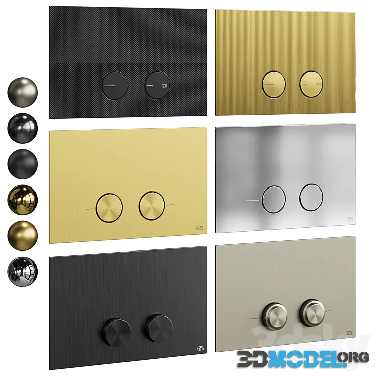 Gessi flush buttons