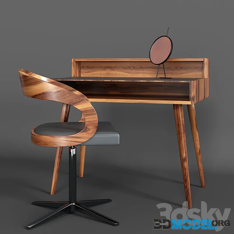 Girado sol home office and chair