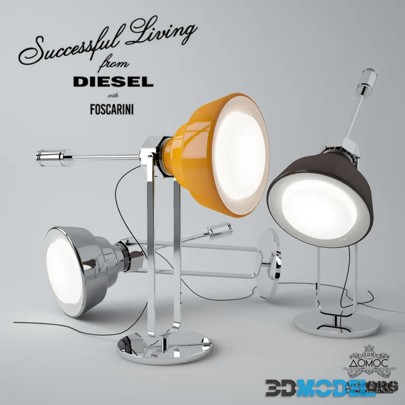 Glass by Foscarini & Diesel Table lamp