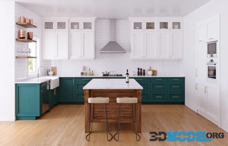 Green kitchen