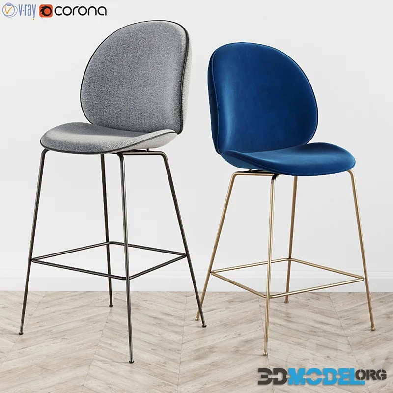 Gubi Beetle Bar Stool & Coutner Stool