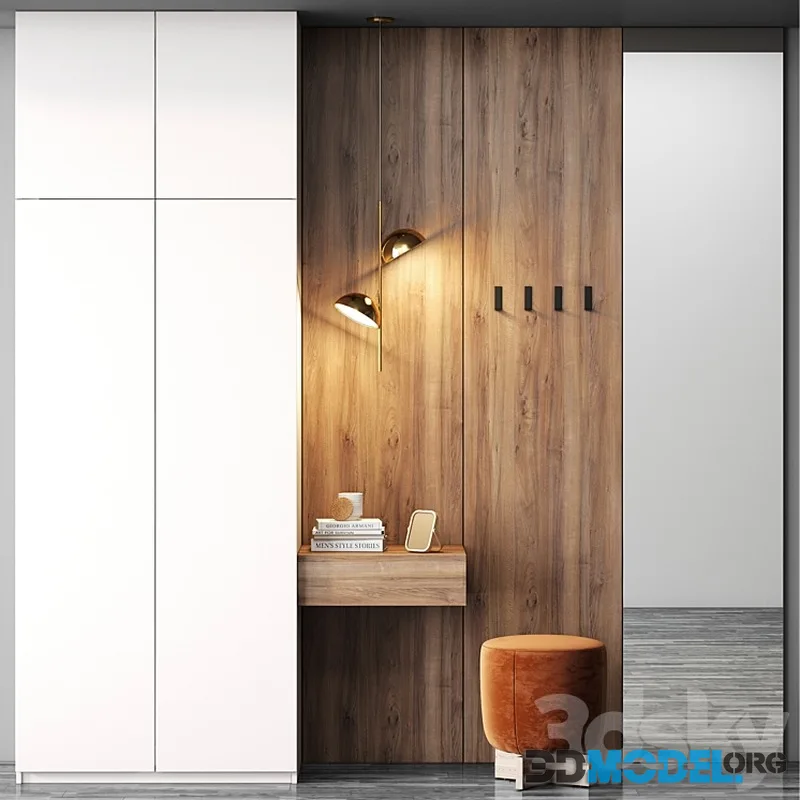 Hallway 06 with pouf