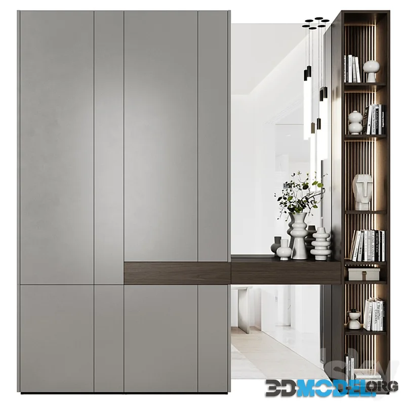 Hallway in modern style 02