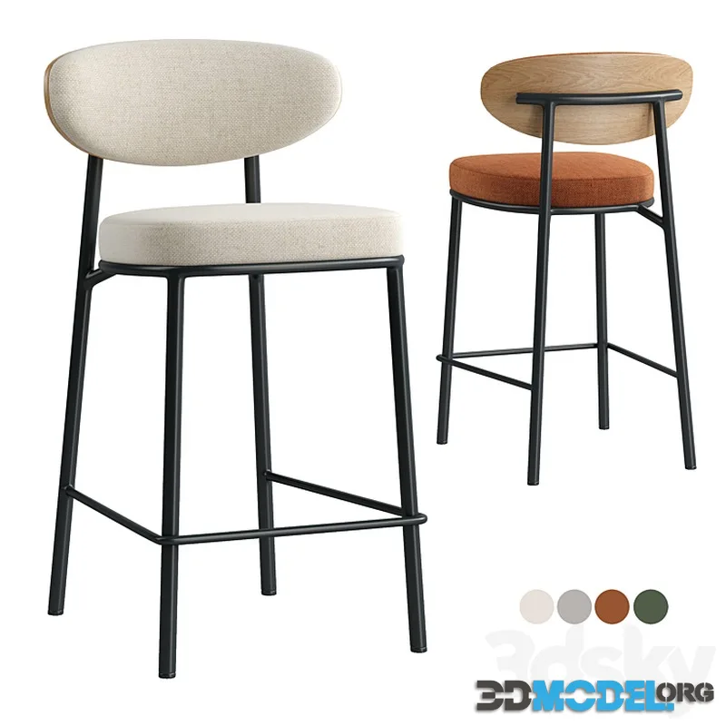 Harvin Half Bar Stool