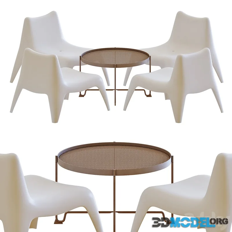 IKEA PS VAGO Chairs and Table