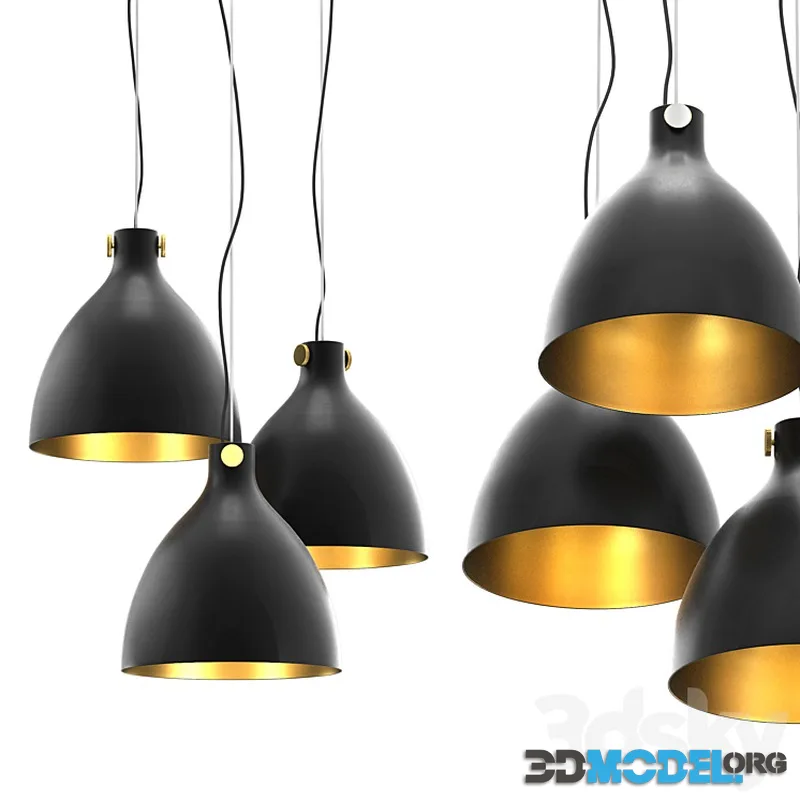 Indi-Pendant Round Suspension 3 Lamps