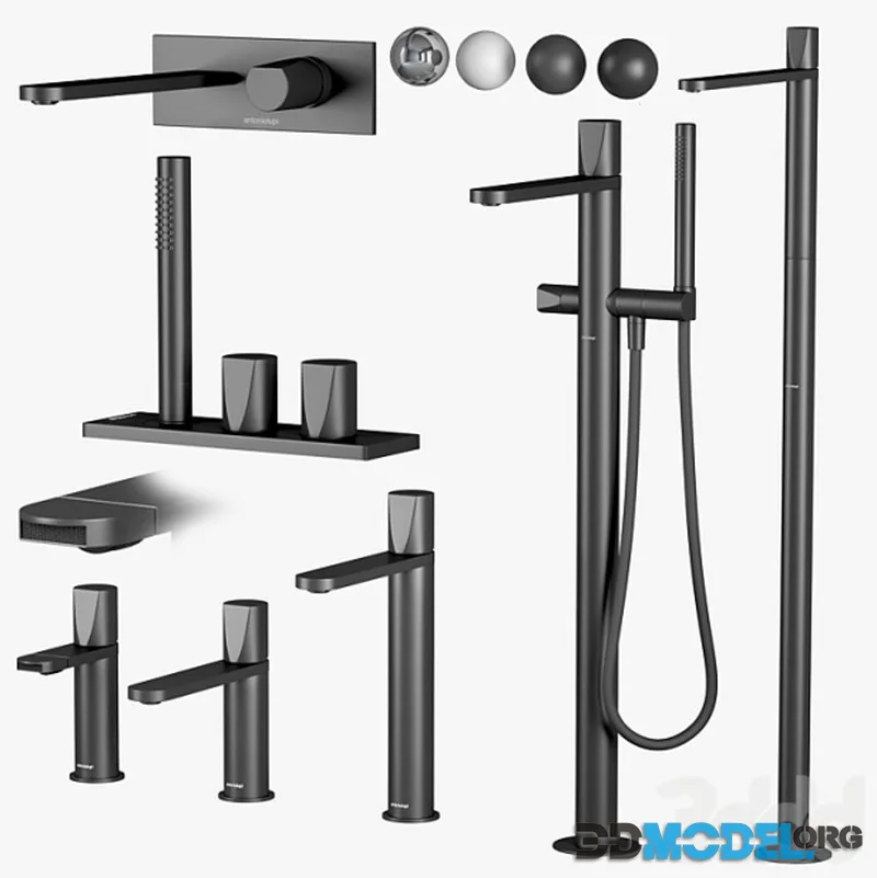 Indigo faucets set