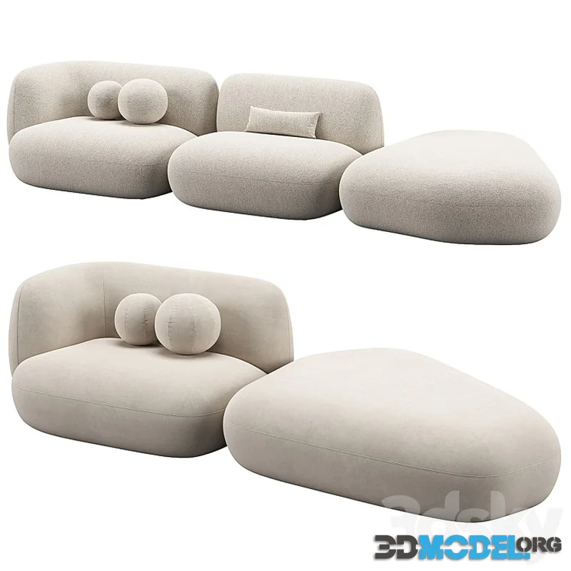 Jade Sofa 3 by Potocco