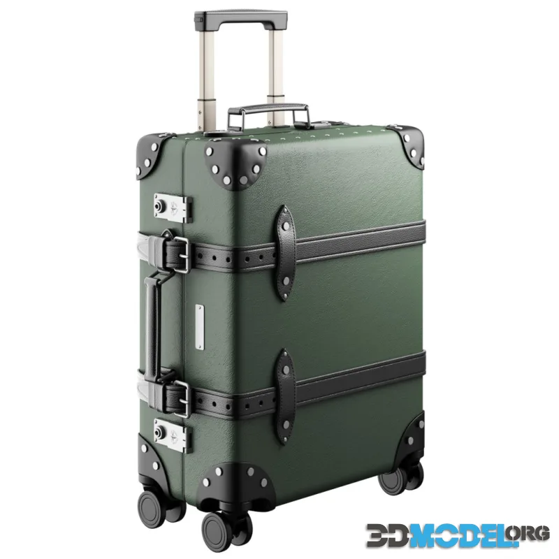 JB Carry-On 4 Wheels Luggage Ocean Green by Globe Trotter