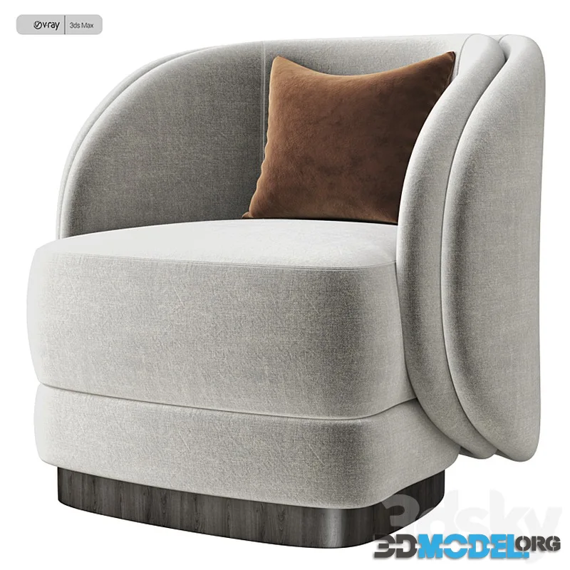 Laskasas Ambrose Armchair with pillow
