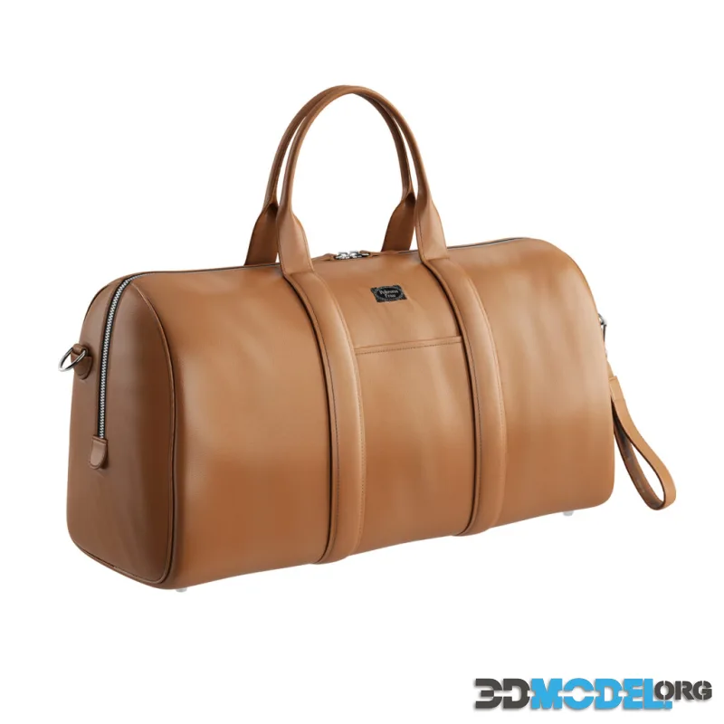 Leather Travel Bag Brown by Poltrona Frau