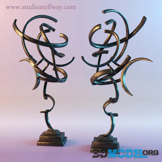 Lyricalcasmorogical, decor sculpture