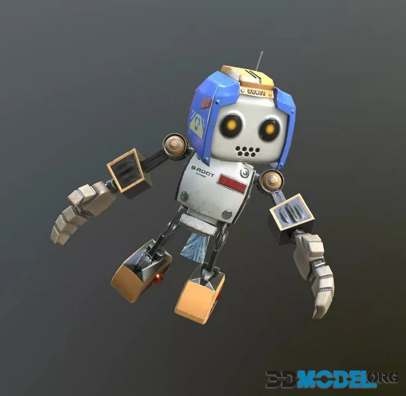 MailBot – BROOT low-poly (PBR)