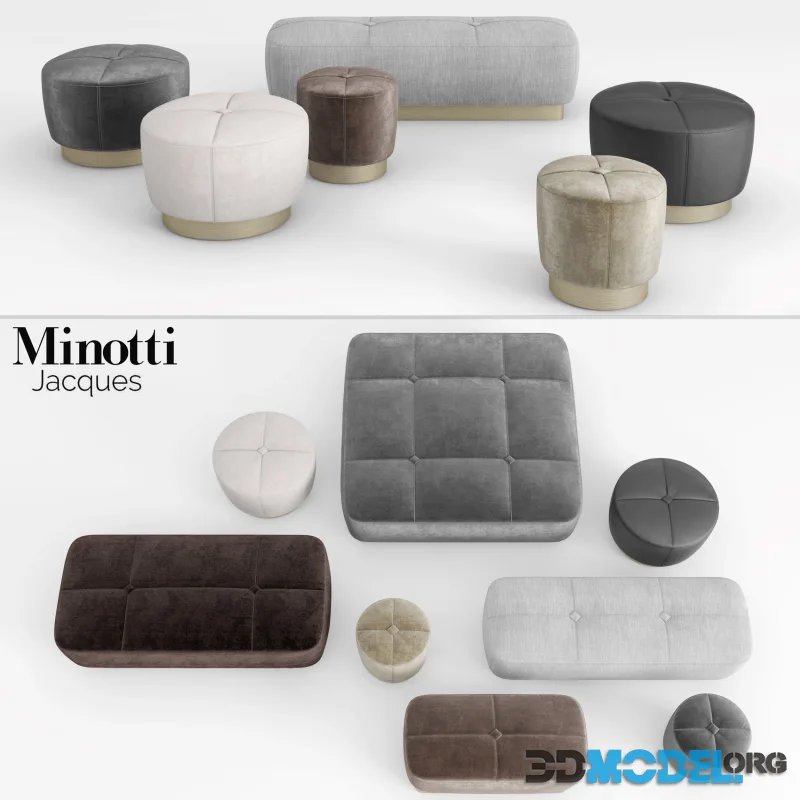 Minotti Jacques Ottomans
