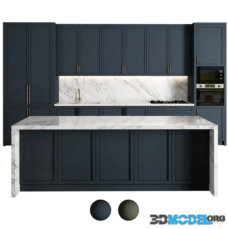 Modern kitchen with Island 113