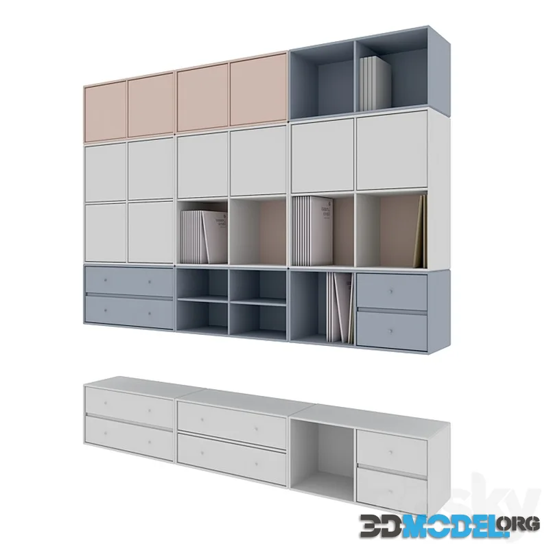 Montana 2, office wood rack
