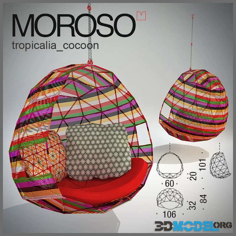 MOROSO Tropicalia Cocoon armchair