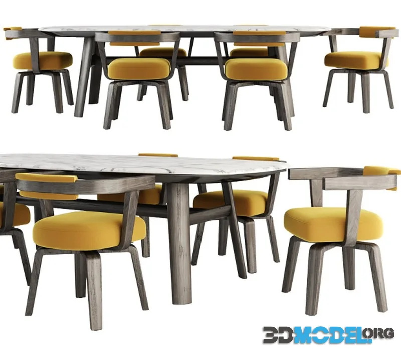 Old Ford Table  and Porta Volta Chair
