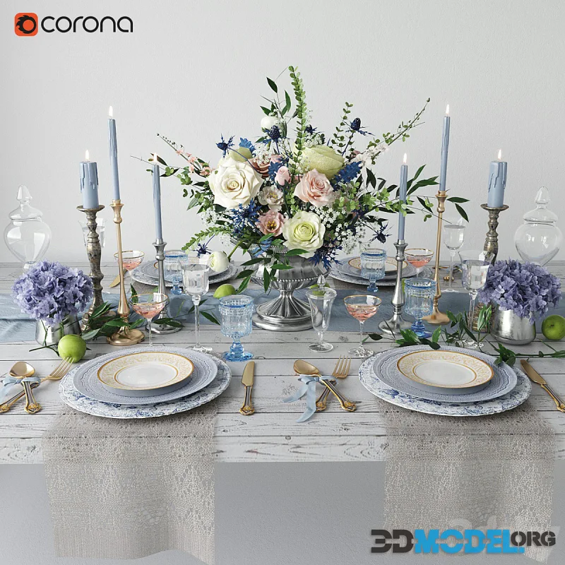 Provence style table setting