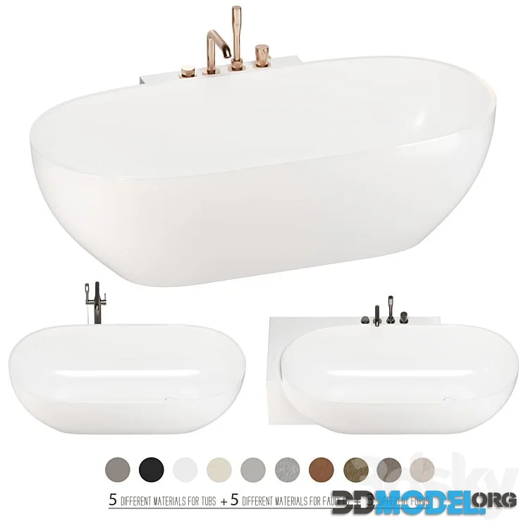 REXA HOLE bathtubs set 01