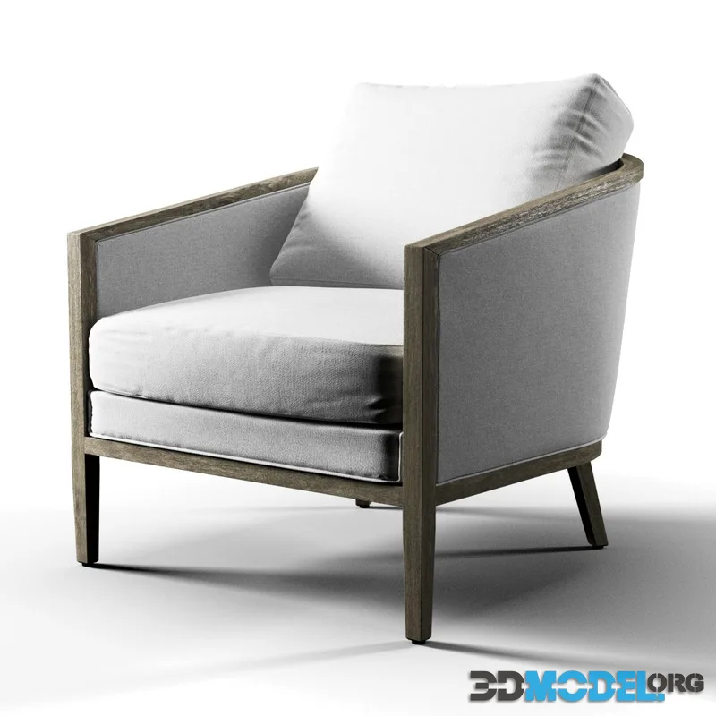 RH French Barrelback Chair