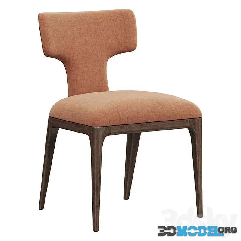 RH Lign Upholstered Fabric Dining Side Chair