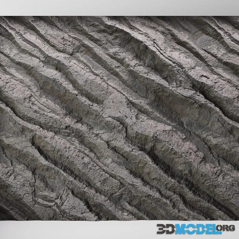 Rock cliff wall №25