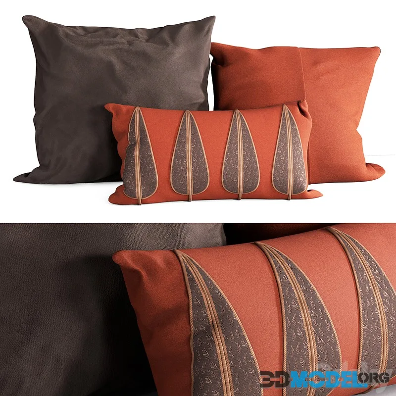 Set of decorative pillows (Textures 4096x4096)
