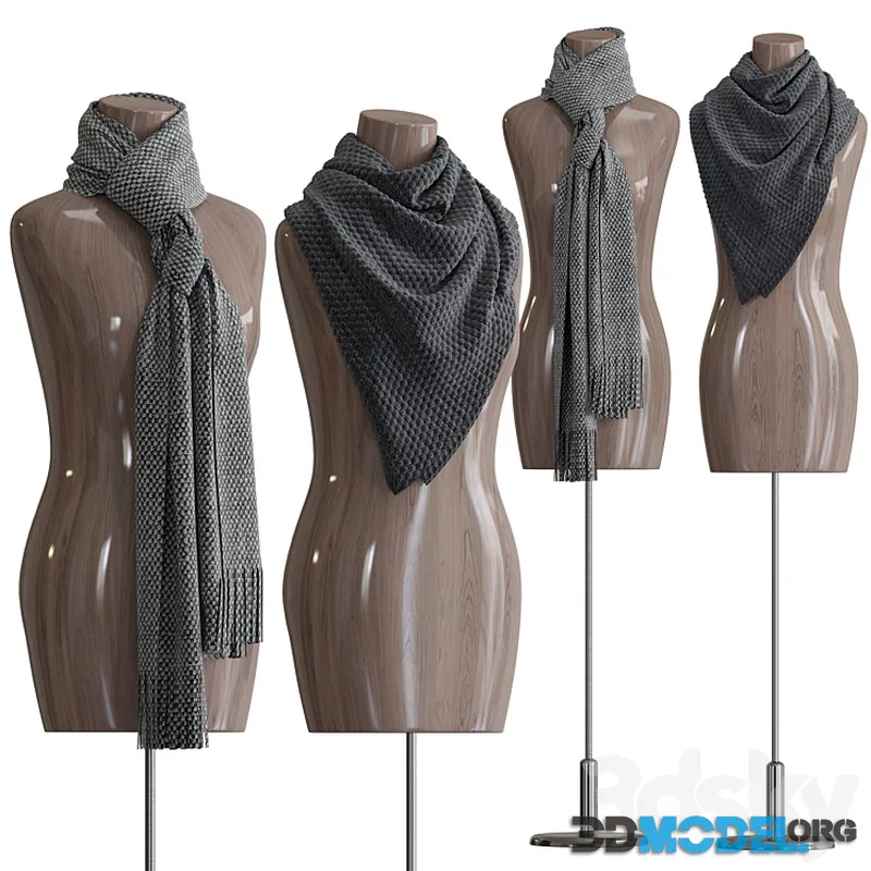 Shawl over the body 3