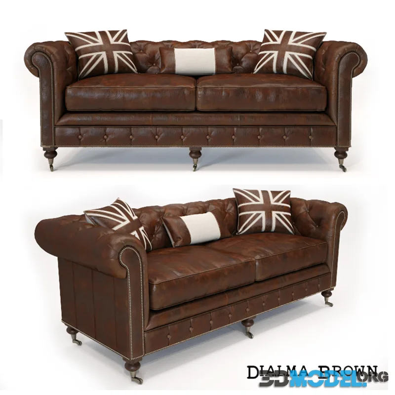 Sofa Dialma Brown