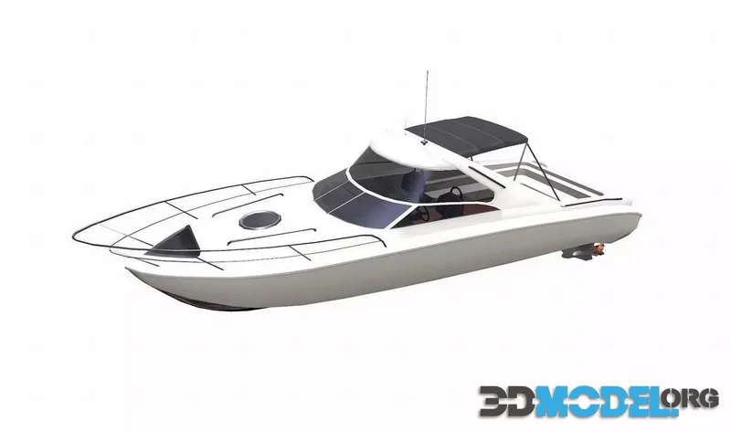 Speedboat Low-poly (PBR)