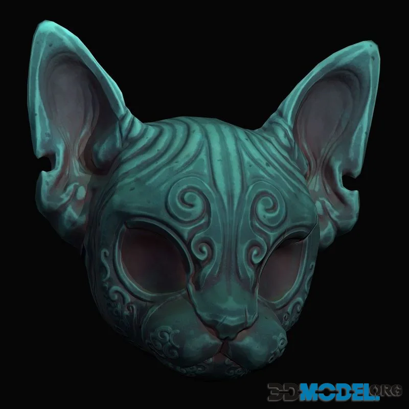 Sphynx Cat mask (PBR)