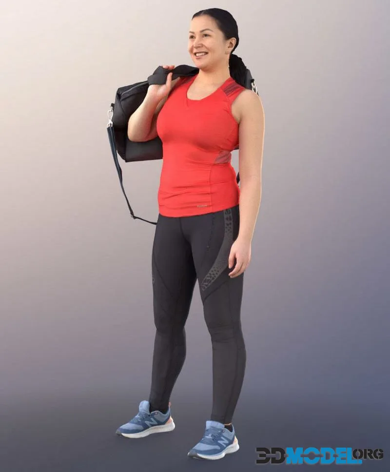 Sporty Woman Standing Bag (PBR)