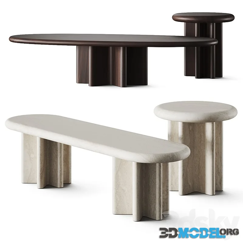 Studiotwentyseven Maxime Boutillier Cardus Coffee Tables