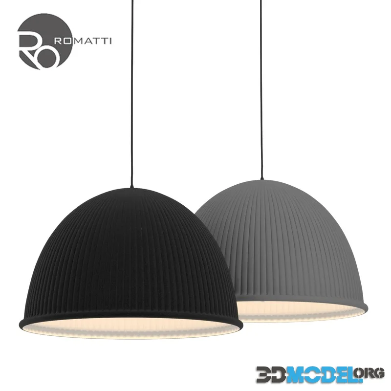 Suspension lamp Romatti Muuto Under the bell