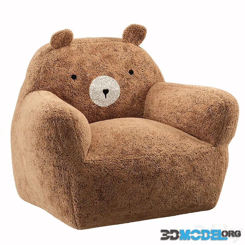 Teddy bear chair Midou La Redoute
