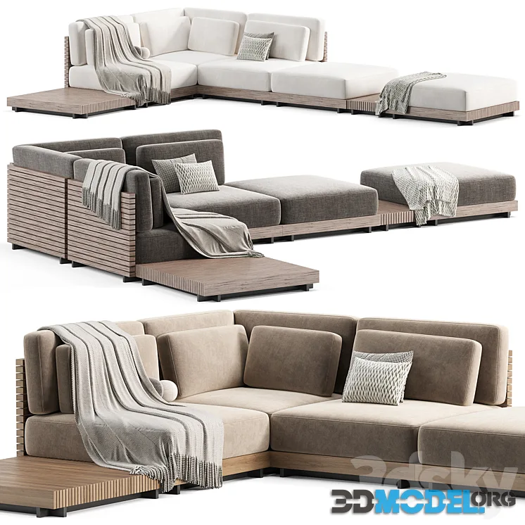 The Caicos Outdoor Furniture Collection sofa