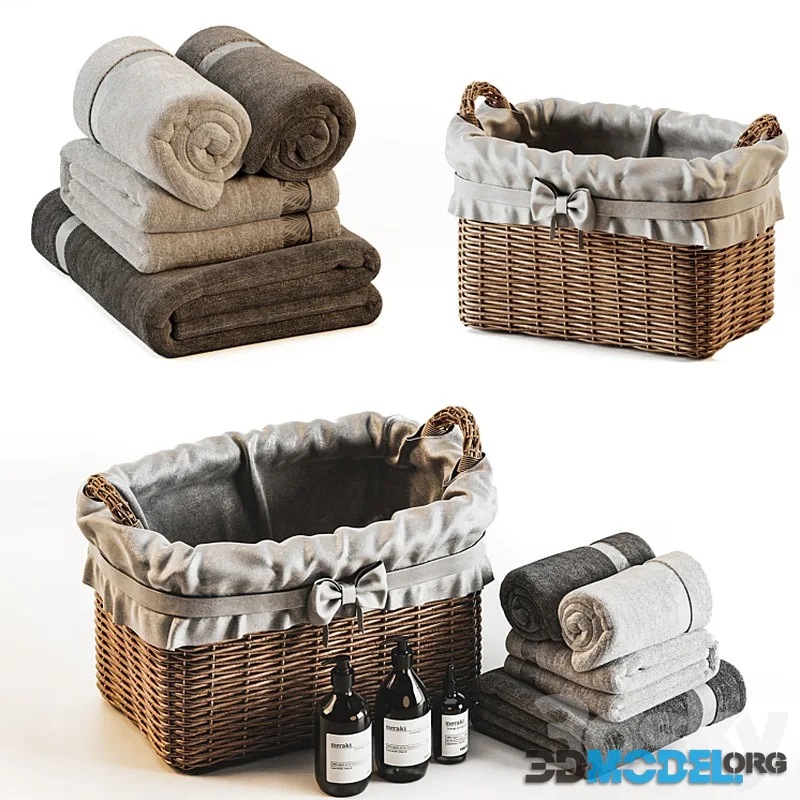 Towels_20 with basket