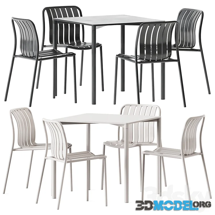 Trocadero Outdoor Table and Chair by Talenti Outdoor furniture
