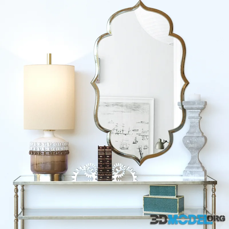 Uttermost set with Zina table
